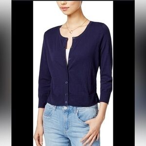 Architect blue cardigan sweater